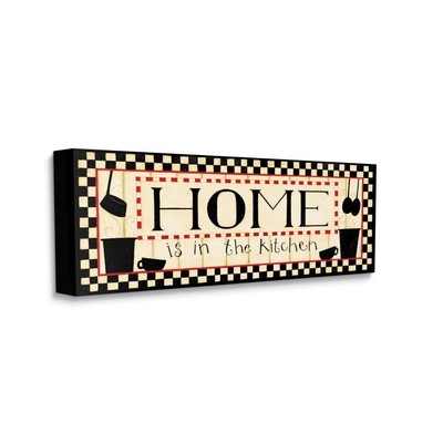 Stupell Home Is In the Kitchen Pot and Pan Word Design