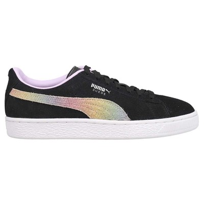 

Puma Suede Pride X Cara Delevigne Lace Up Mens Size 4.5 M Кроссовки Повседневная обувь, Черный, Puma Suede Pride X Cara Delevigne Lace Up