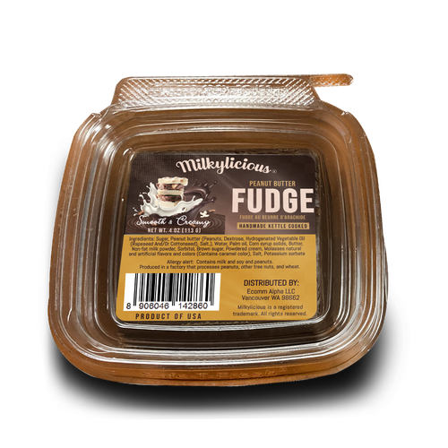 MILKYLICIOUS Walnut Fudge (4 oz)  - Available in 13 Flavors