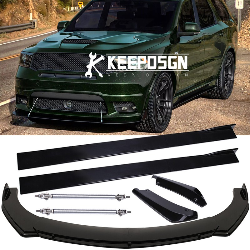 For Dodge Durango SRT RT SXT Side Skirts Rear & Front Bumper Lip