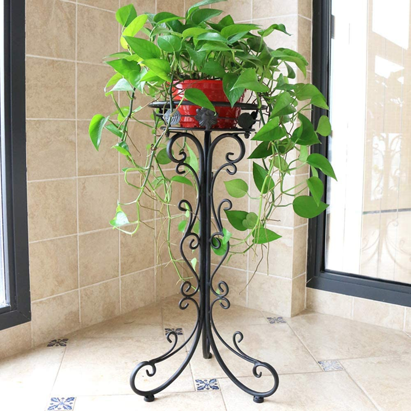 Wrought Iron Plant Stands Indoor Outdoor,Metal Tall Plant Stand Iron Flower Stan