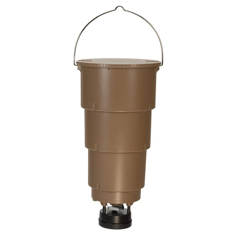 Moultrie 5-Gallon All-In-One Hanging Broadcast Deer Feeder with Adjustable Timer