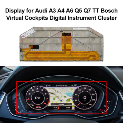 12,3'' Display für Audi A3/S3 A4/S4 A6/S6 Q5 Q7 Q8 TT Digital Instrument Cluster
