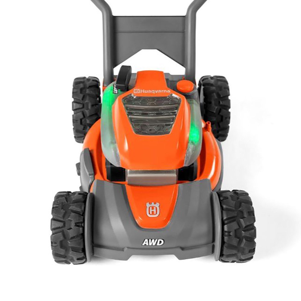 kids play lawn mower