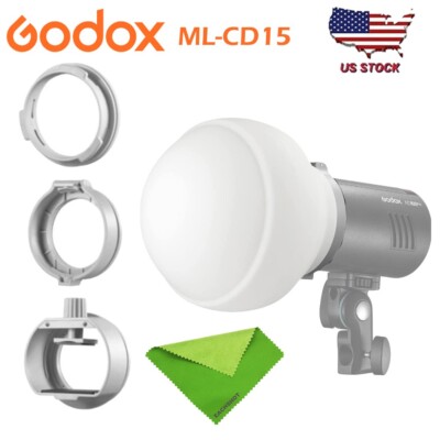 US Godox ML-CD15 Flash Diffuser Modifier Diffusion Dome for V1 V860III TT685II 
