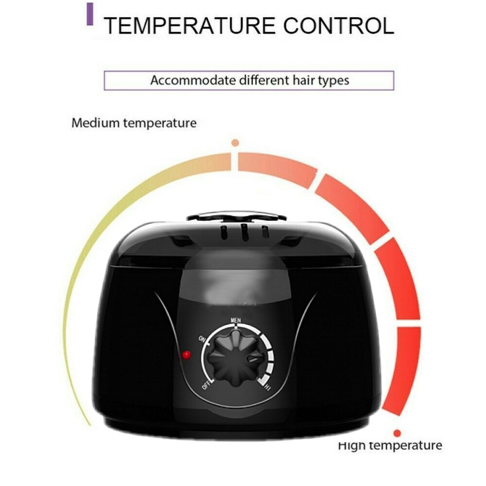 Professional Wax Warmer Heater Hair Removal Depilatory Waxing Kit Beans Sticks