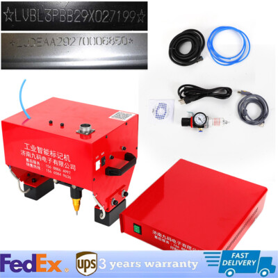 Portable handheld pneumatic dot peen marking machine VIN code 110*70mm US