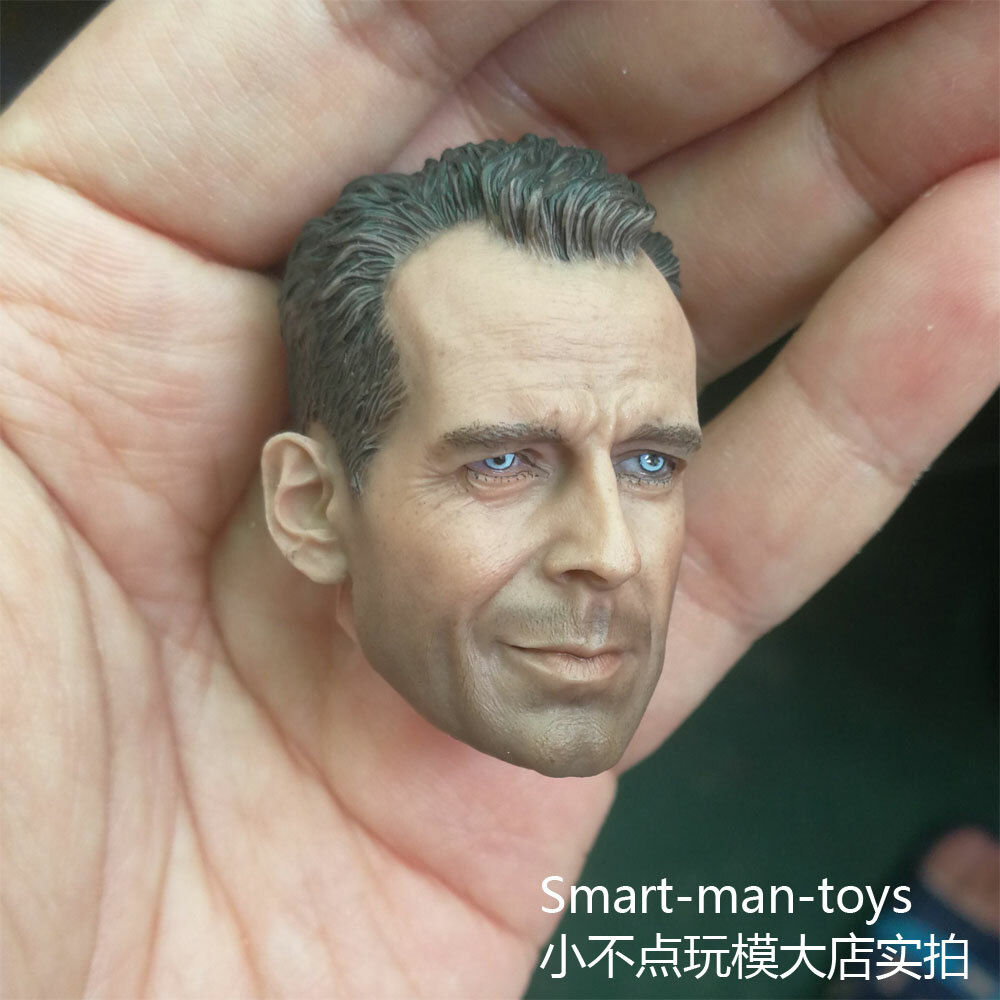 Custom 1//6 Die Hard Bruce Willis HeadSculpt fit 12/" Male figure body