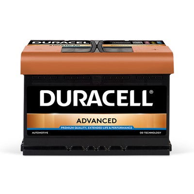 DURACELL Autobatterie 12V 72Ah Starter Batterie Advanced DA72 