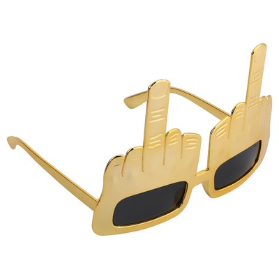 Novelty Eyeglasses Middle Finger Glasses Photo Booth Props Glasses