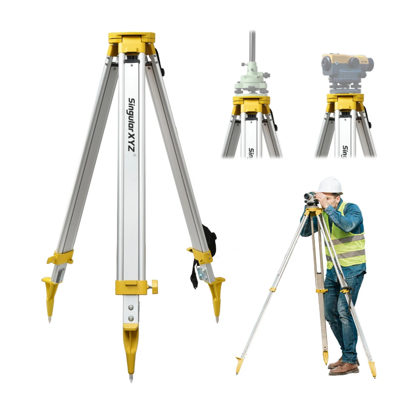 Pro Grade Aluminum Alloy Tripod Adjustable Height Quick Release Sturdy Durable D