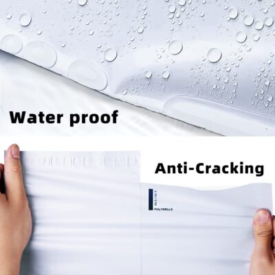 Poly Mailers Shipping Envelopes Strong Adhesive Sealing Waterproof and Tear-r...