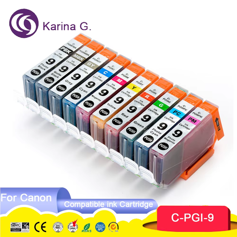 PGI-9 PGI9 For Canon PGI-9 With Chip Compatible Ink Cartridge For Canon MX7600/i