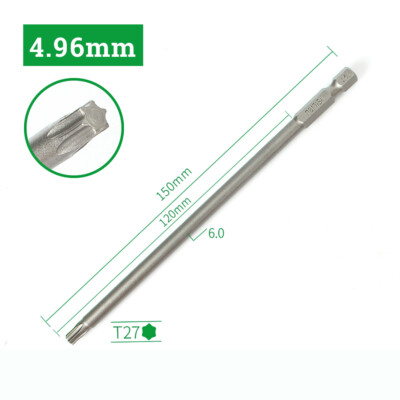 Screwdriver Set Bit TORX Key Driver Wrench T6-T40 Magnetic Bits Extension Heads