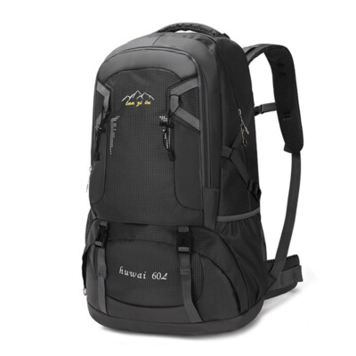 60L Large Waterproof Hiking Camping Backpack Outdoor Travel Men's Rucksack Bag