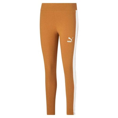 

Женские леггинсы Puma Iconic T7 коричневые спортивные повседневные 53185774, Коричневый, Puma Iconic T7 Leggings