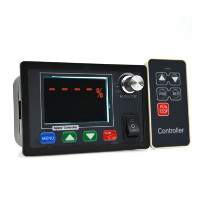 Digital Brush Motor Speed Controller RGB LCD Timing Wireless Remote DC10-55V 40A