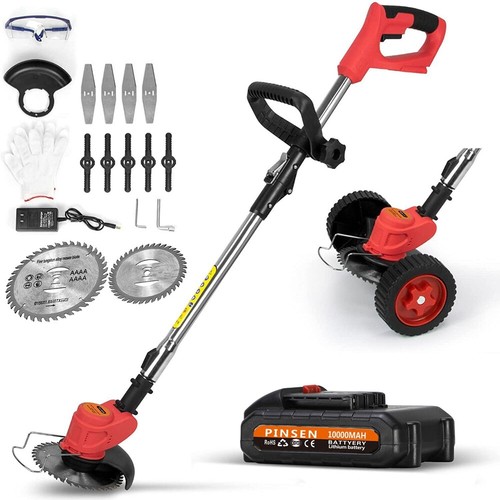 Weed Wacker 3-in-1 Lightweight Push Lawn Mower Tools