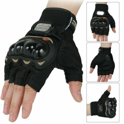 Pro-Biker Racing Short Gloves Cycling Motorcycle Powersports Half Finger Gloves