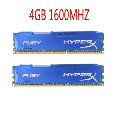 Kingston HyperX FURY 8GB 2x4GB DDR3 PC3-12800 1600MHz CL11 Desktop Memory RAM BT