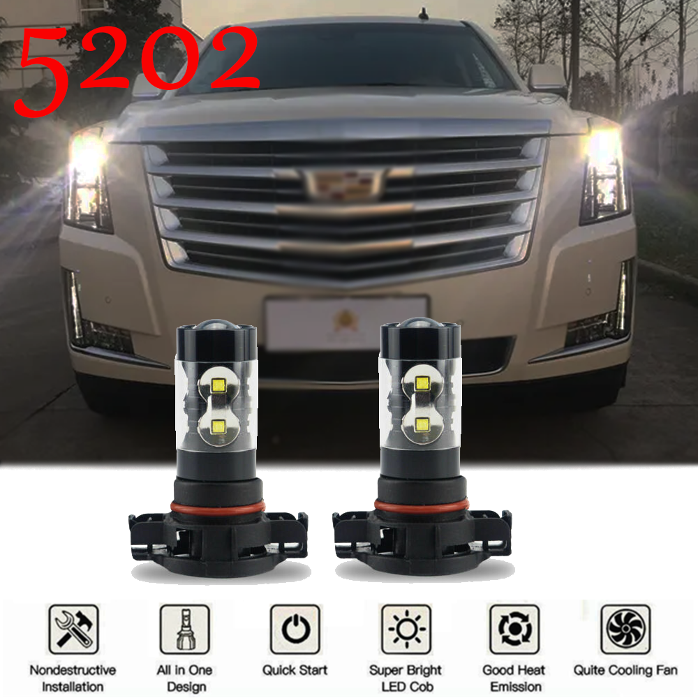6000K LED Daytime Running Light DRL Bulb For Cadillac Escalade ESV EST 2007-2014