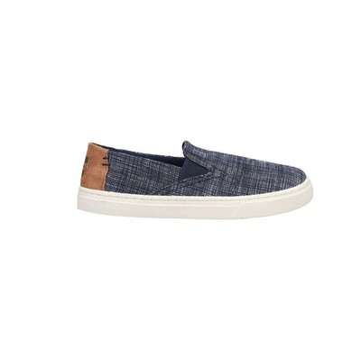 

Синие молодежные слипоны TOMS Luca для мальчиков, повседневная обувь 10011484T, Синий, TOMS Luca Slip On Youth