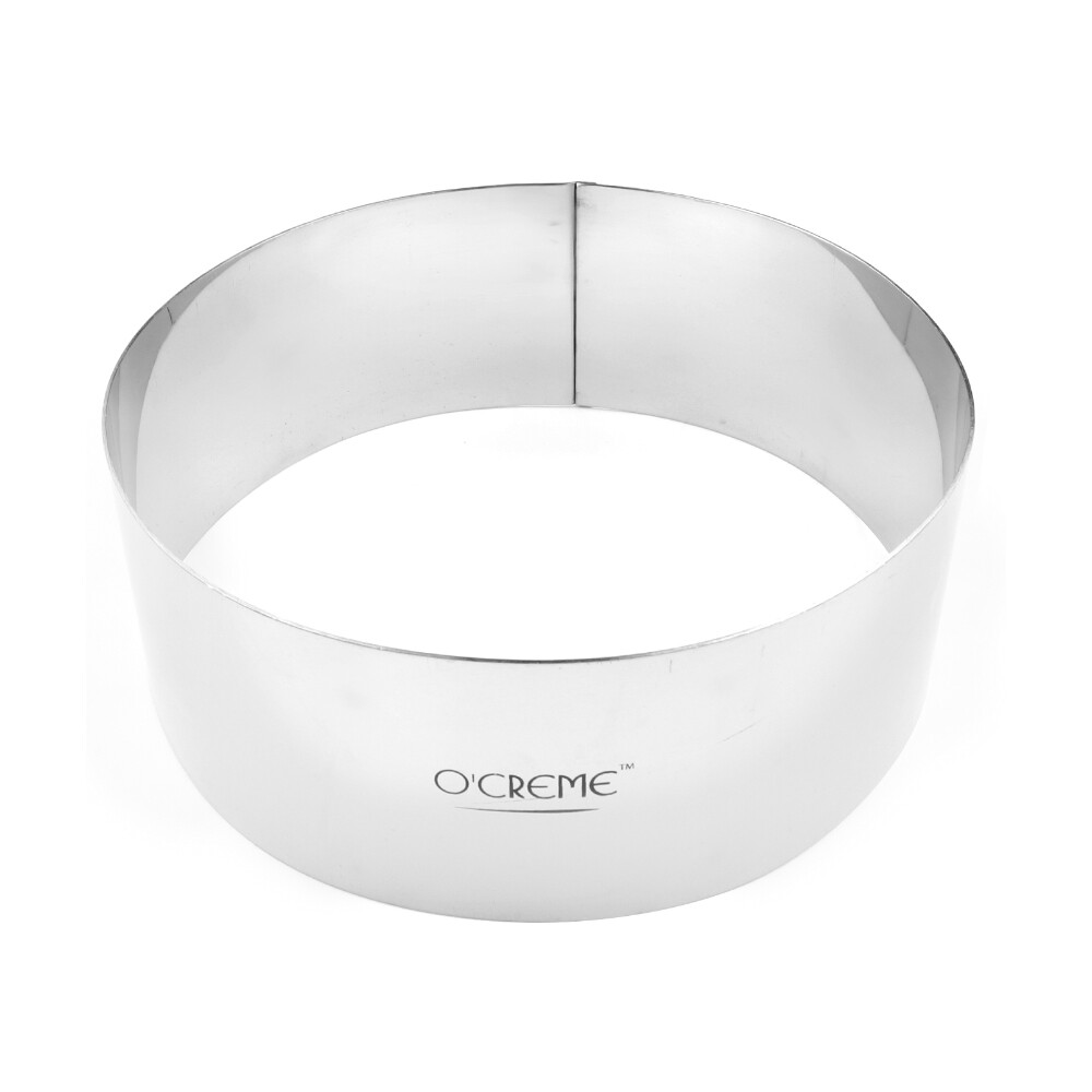O/'Creme Stainless Steel Round Cake Ring 3-1//8/" x 2/" High