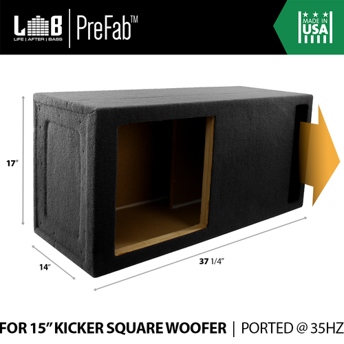 15 inch hotsell square subwoofer box