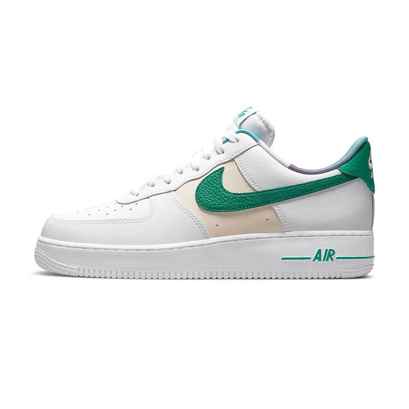 Pre-owned Nike Air Force 1 07 Lv8 Emb White Malachite Green Men Af1 Casual  Shoe Dm0109-100