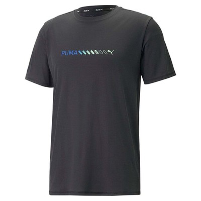 

Puma Run Favorite Logo Футболка с круглым вырезом и коротким рукавом Мужские повседневные топы размера, Черный, Puma Run Favorite Logo Crew Neck Short Sleeve T-Shirt