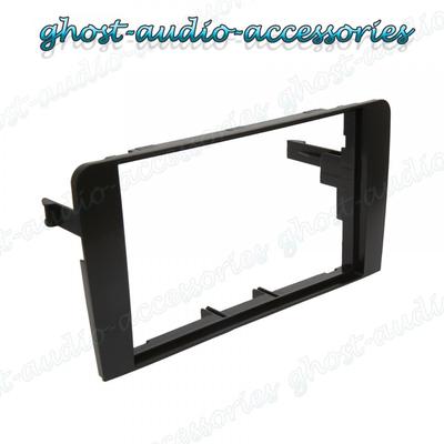 Audi Black Double DIN Car CD Stereo Radio Facia Fascia Surround Adaptor Plate