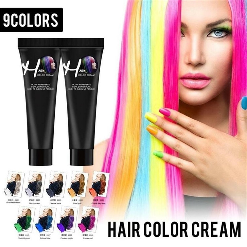 Colors Semi Permanent Hair Coloring Cream Hair Care Styling Tools