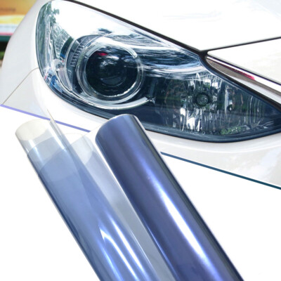 12''x48'' Sky Blue Car Vehicle Shade Taillight Headlight PVC Foil Vinyl Film Cover