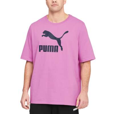 Футболка с круглым вырезом и короткими рукавами Puma Logo Big Tall Mens Size XXXL Athletic Casua