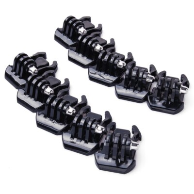 10pcs Buckle Clip Basic Mount for Gopro Hero HD 1 2 3 3+ 4 5 6 7 XiaoMi yi