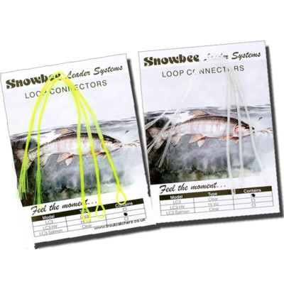 Snowbee Loop Connectors -LC3-L - Clear - Lightweight