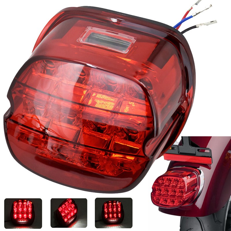 Trichtu Mount LED Tail Light Brake Assembly – Fit Harley Touring Road King Dyna Sportster 1999-2016