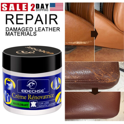 Leather Refurbishing Cleaner Repair Cream for Car Seat Sofa Decontamination 60ML