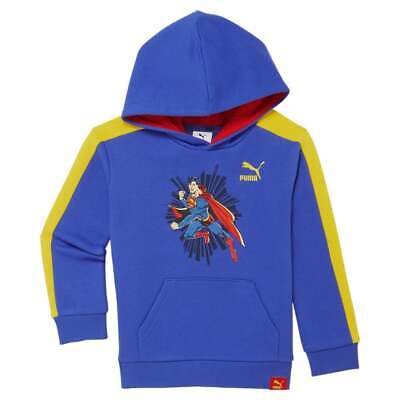 Puma Jl X Pullover Hoodie Youth Boys Синяя повседневная верхняя одежда 858520-01