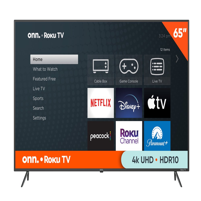 65&rdquo; Class 4K UHD (2160P) LED Roku Smart TV HDR (100012587)