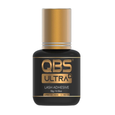 QBS Eyelash Extension Glue Ultra Plus - Strong Adhesive For Semi Permanent Lash