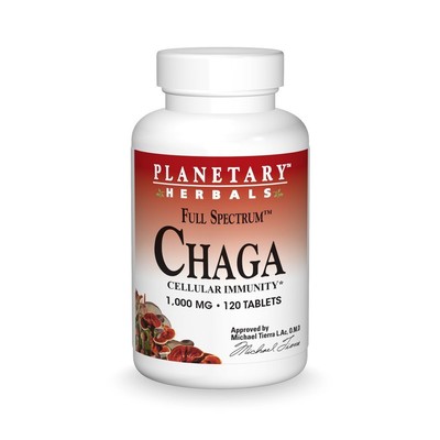 Planetary Herbals Чага Full Spectrum 1000 мг 120 таблеток