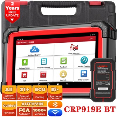 2024 LAUNCH X431 CRP919E BT PRO Bidirectional Car Diagnostic Scanner Coding