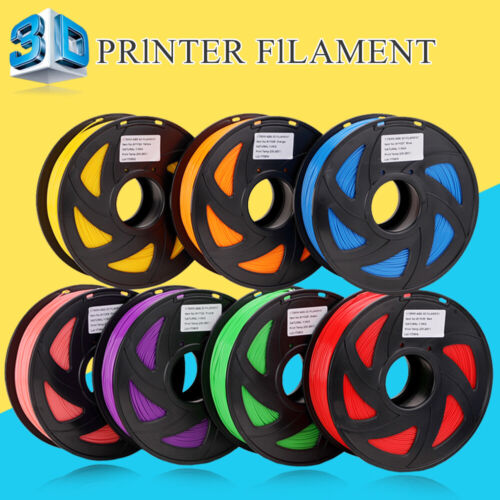 3D Printer Filament ABS PLA PETG TPU + Silk WOOD 1.75mm 1KG/2.2LB Printing
