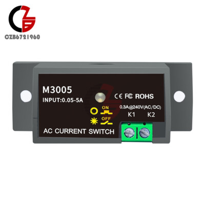 5A-200A Adjustable AC Current Detection Alarm Module Transformer Switch Sensor