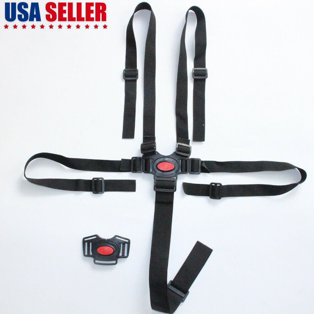 Portable 5point Baby Infant Safety Belt Strap Harness Replacement