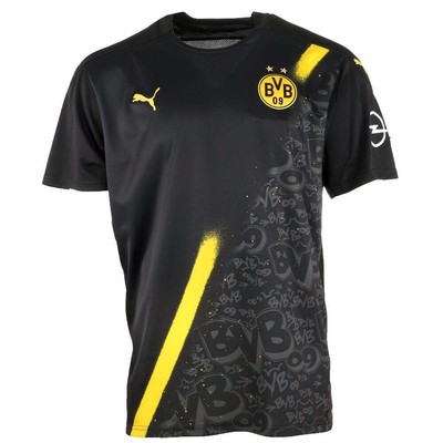 

Мужская футбольная майка с коротким рукавом Puma Bvb Away, размер  75716, Черный, Puma Bvb Away Replica Crew Neck Short Sleeve Soccer Jersey