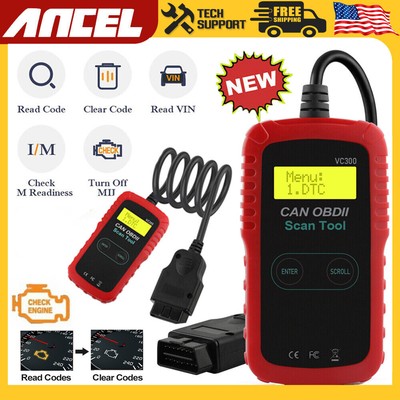 VC300 Check Engine Fault Car OBD2 Diagnostic Scanner Automotive Code Reader