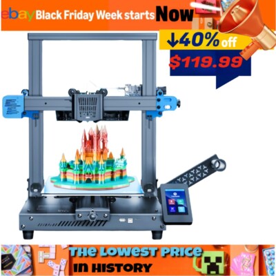 Geeetech Thunder 3D Printer 300mm/s High Speed Fast Printing w/ Auto-Leveling