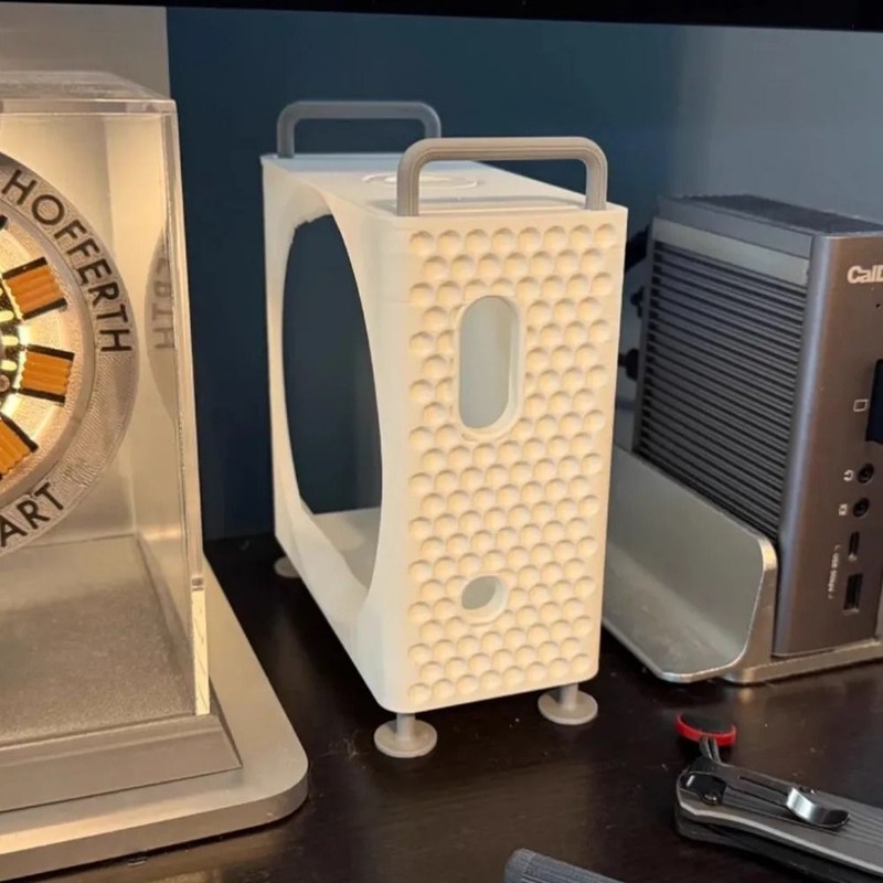 Vertical Computer Case for Mac Mini M4/M4 Pro 2024 PC